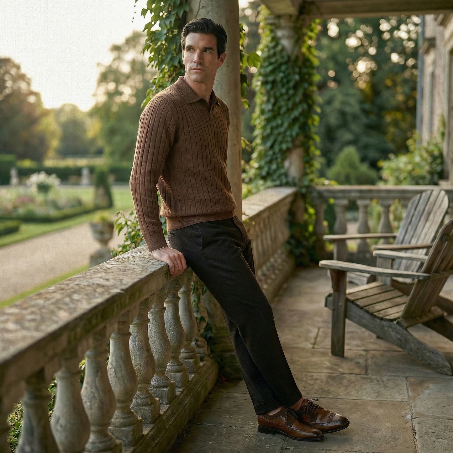 Oxford Classic Men Vintage Dress Shoes