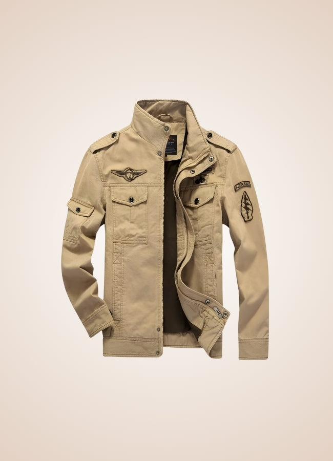 Steampunk Military Bomber Men Jacket